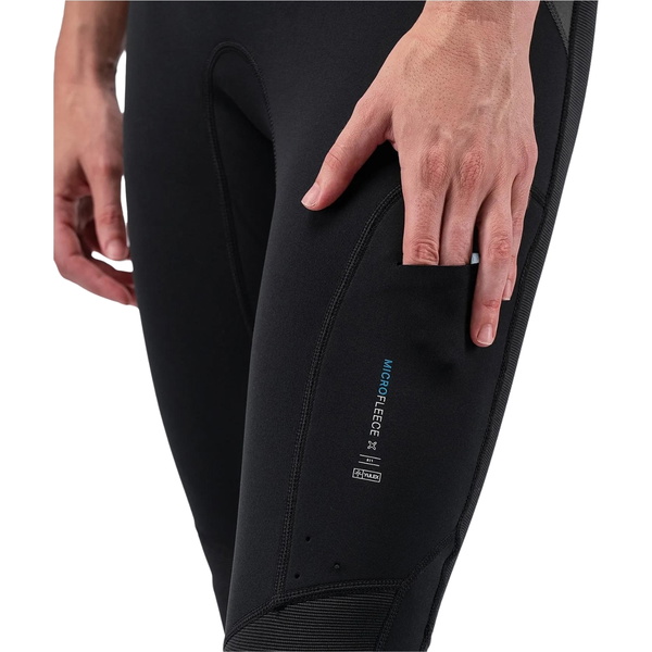 2026 Zhik Womens Microfleece X Skiff Long John Wetsuit SKF-0580-W-BLK - Black